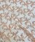 Coral Sequin Embroidered Lace Fabric by the Yard, 54" Wide Floral Mesh Lace with Double Scalloped Edges